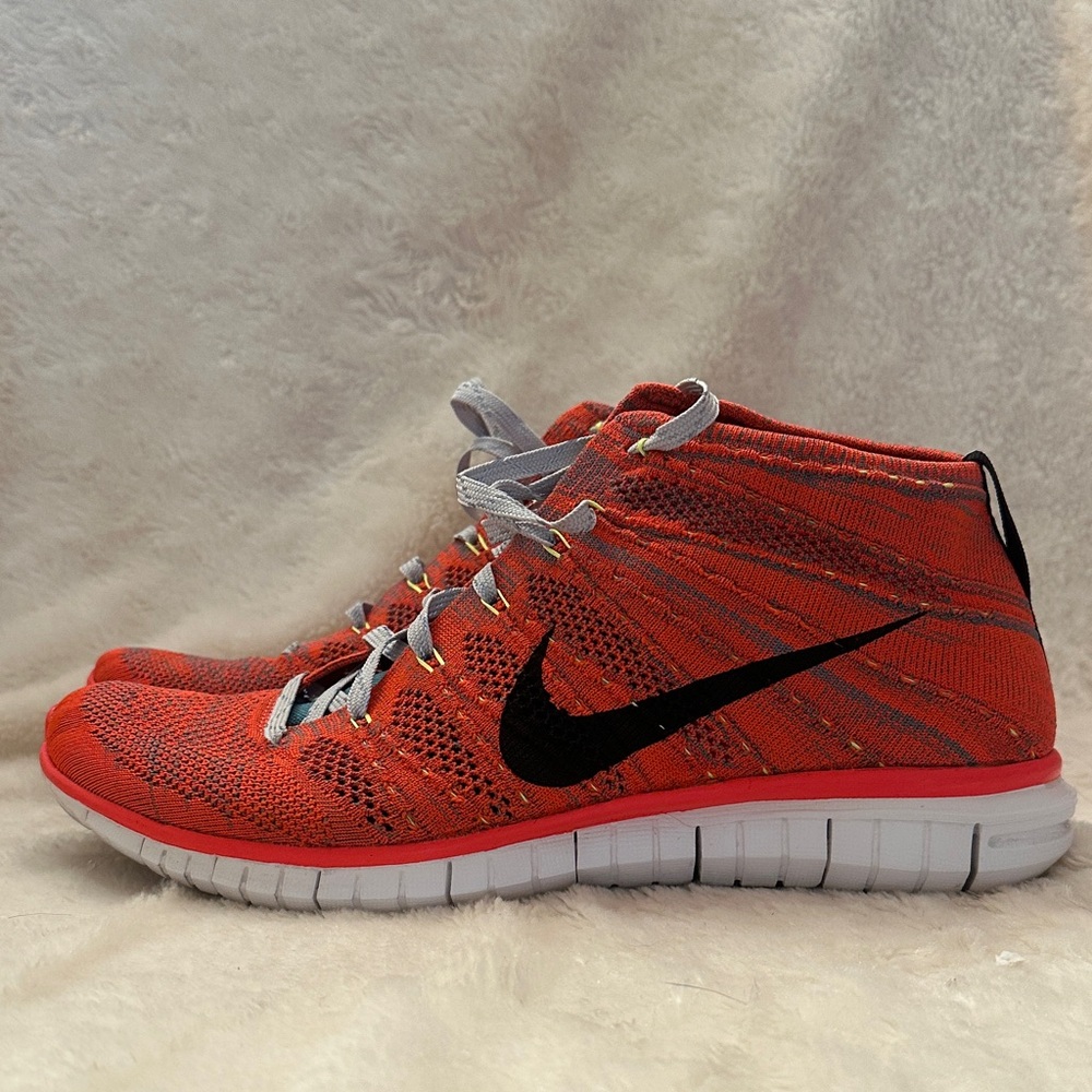 Nike Red and Black Athletic Sneakers